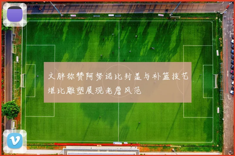 文胖称赞阿努诺比封盖与补篮技艺堪比雕塑展现老詹风范